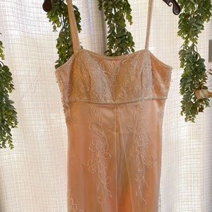 Pastel Pink Beaded Dress